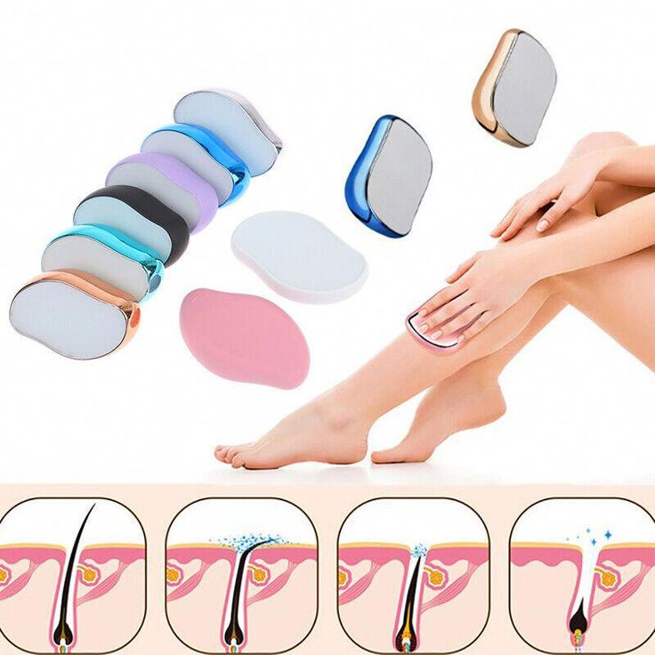 Crystal hair removal