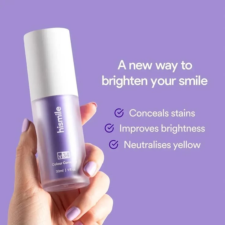HiSmile V34 Teeth Whitening Serum Purple 30ml
