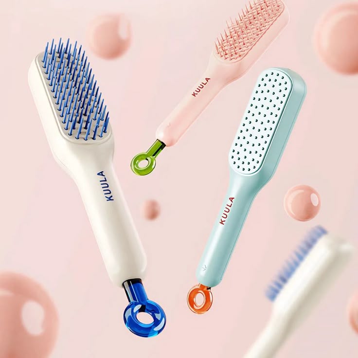 Self-Cleaning Hair Brush